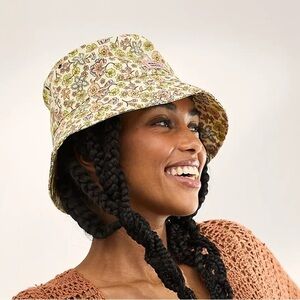 MAISON SCOTCH - FREE PEOPLE FLORAL SUN HAT ,